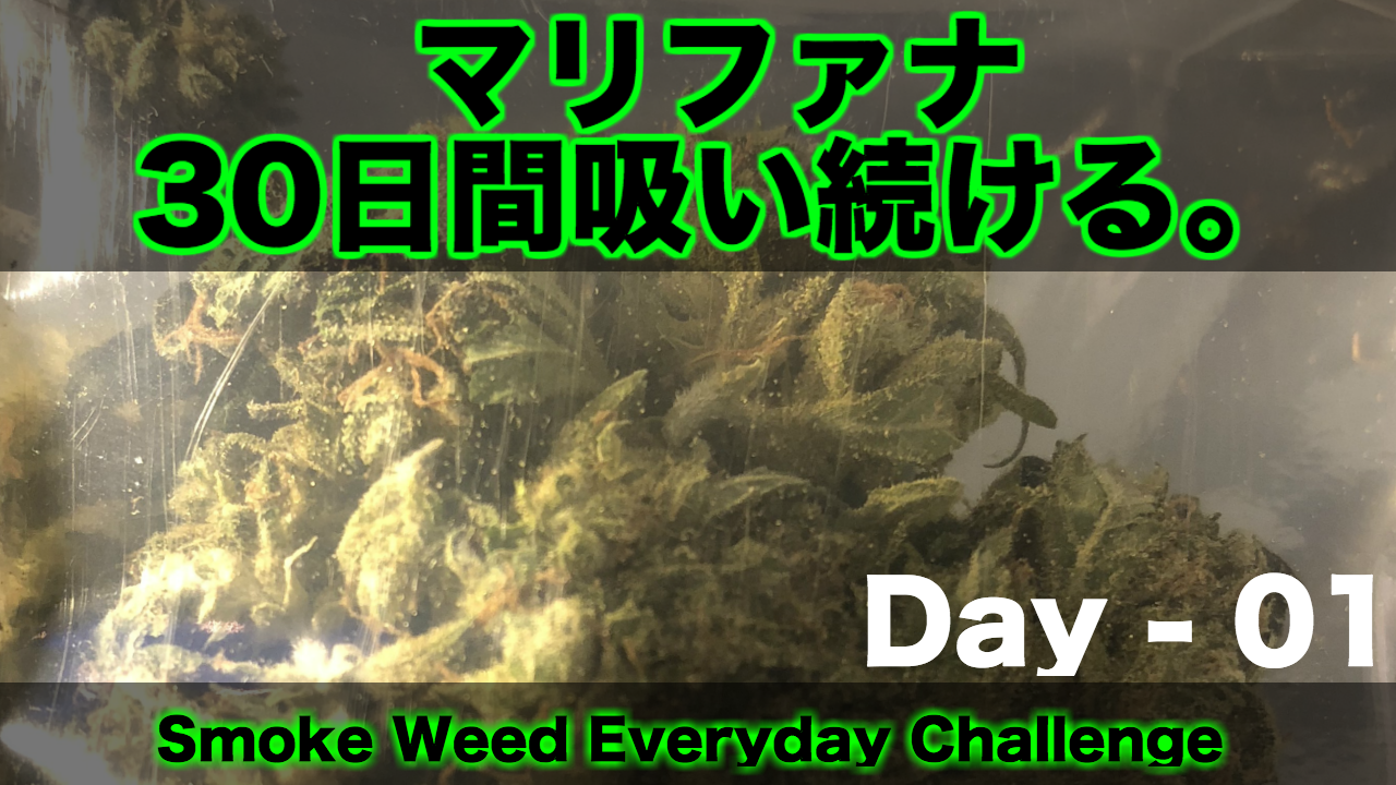 大麻30日間吸い続けます。